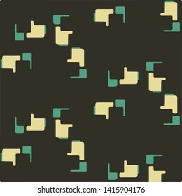 Abstract vector background. Colorful halftone illustration pattern