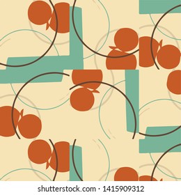 Abstract vector background. Colorful halftone illustration pattern