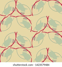 Abstract vector background. Colorful halftone illustration pattern