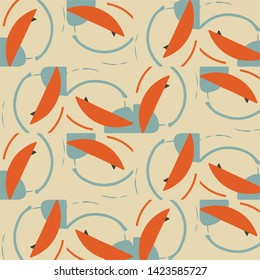 Abstract vector background. Colorful halftone illustration pattern