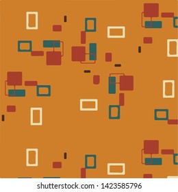 Abstract vector background. Colorful halftone illustration pattern