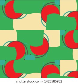 Abstract vector background. Colorful halftone illustration pattern