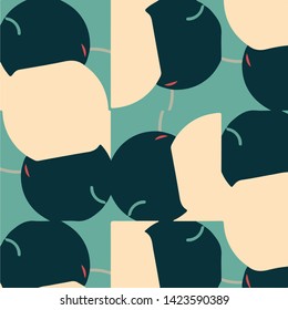 Abstract vector background. Colorful halftone illustration pattern