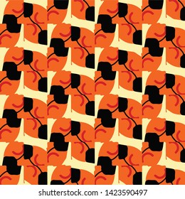 Abstract vector background. Colorful halftone illustration pattern