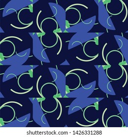 Abstract vector background. Colorful halftone illustration pattern
