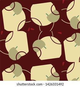 Abstract vector background. Colorful halftone illustration pattern