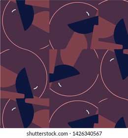 Abstract vector background. Colorful halftone illustration pattern