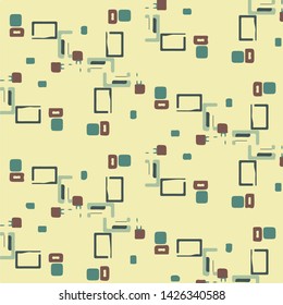 Abstract vector background. Colorful halftone illustration pattern