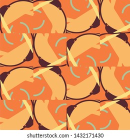 Abstract vector background. Colorful halftone illustration pattern