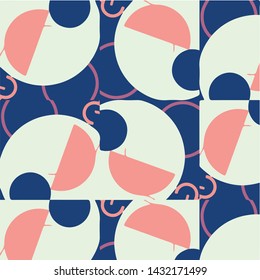Abstract vector background. Colorful halftone illustration pattern
