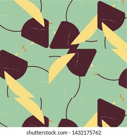 Abstract vector background. Colorful halftone illustration pattern
