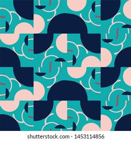 Abstract vector background. Colorful halftone illustration pattern