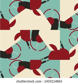 Abstract vector background. Colorful halftone illustration pattern