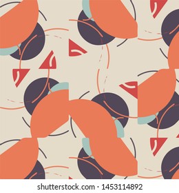 Abstract vector background. Colorful halftone illustration pattern