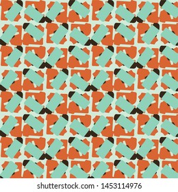 Abstract vector background. Colorful halftone illustration pattern