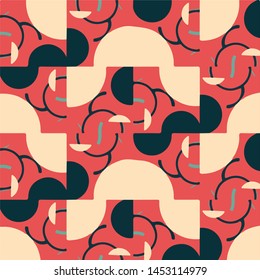 Abstract vector background. Colorful halftone illustration pattern