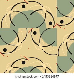 Abstract vector background. Colorful halftone illustration pattern