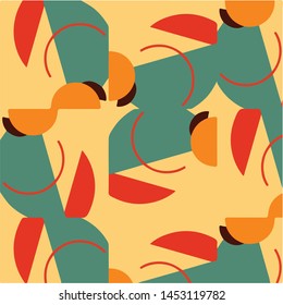 Abstract vector background. Colorful halftone illustration pattern