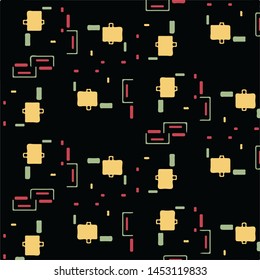 Abstract vector background. Colorful halftone illustration pattern