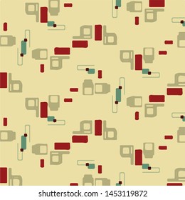 Abstract vector background. Colorful halftone illustration pattern