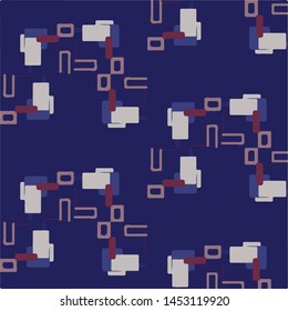 Abstract vector background. Colorful halftone illustration pattern