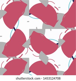 Abstract vector background. Colorful halftone illustration pattern