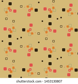 Abstract vector background. Colorful halftone illustration pattern