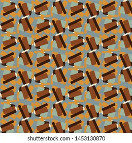 Abstract vector background. Colorful halftone illustration pattern