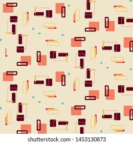 Abstract vector background. Colorful halftone illustration pattern