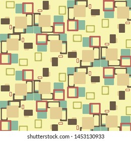 Abstract vector background. Colorful halftone illustration pattern