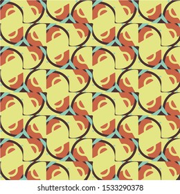 Abstract vector background. Colorful halftone illustration pattern