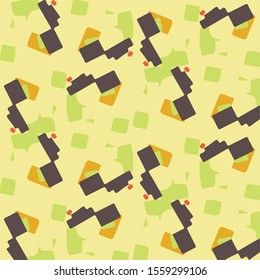 Abstract vector background. Colorful halftone illustration pattern