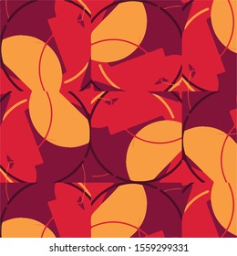 Abstract vector background. Colorful halftone illustration pattern