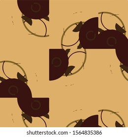 Abstract vector background. Colorful halftone illustration pattern