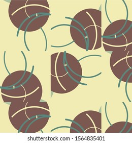 Abstract vector background. Colorful halftone illustration pattern