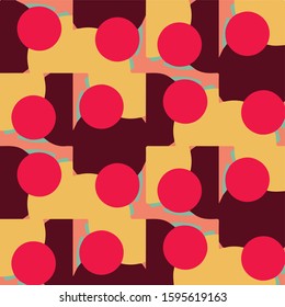 Abstract vector background. Colorful halftone illustration pattern