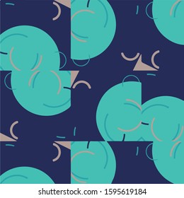 Abstract vector background. Colorful halftone illustration pattern