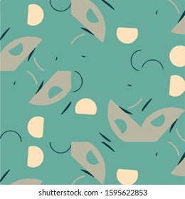 Abstract vector background. Colorful halftone illustration pattern