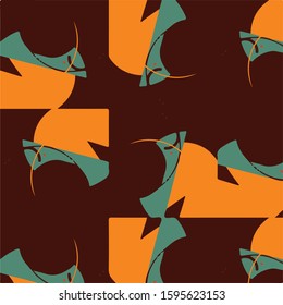 Abstract vector background. Colorful halftone illustration pattern
