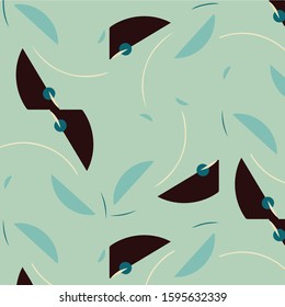 Abstract vector background. Colorful halftone illustration pattern