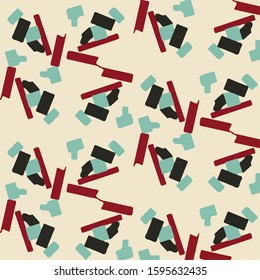 Abstract vector background. Colorful halftone illustration pattern