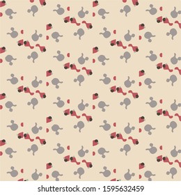 Abstract vector background. Colorful halftone illustration pattern