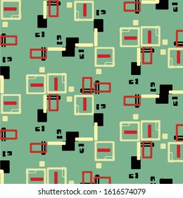 Abstract vector background. Colorful halftone illustration pattern