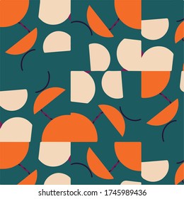 Abstract vector background. Colorful halftone illustration pattern