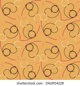 Abstract vector background. Colorful halftone illustration pattern
