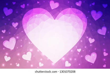 Abstract vector background. Colorful illustration in abstract style with gradient. Backdrop for your design, pattern.