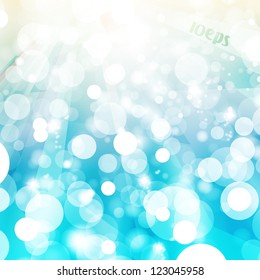 Abstract vector background, colorful lights elements - editable eps10.