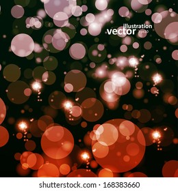Abstract vector background, colorful lights elements eps10.