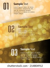 Abstract vector background, colorful lights elements. text box. Festive Christmas background. Elegant abstract background with bokeh defocused lights and stars 