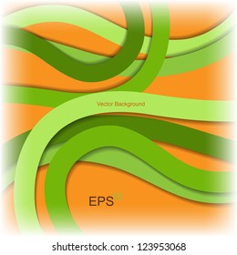 Abstract vector background with colorful lines